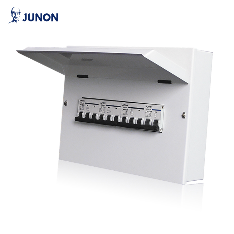 electric distribution box | 9 Way Distribution Box Metal Base Surface Mounted