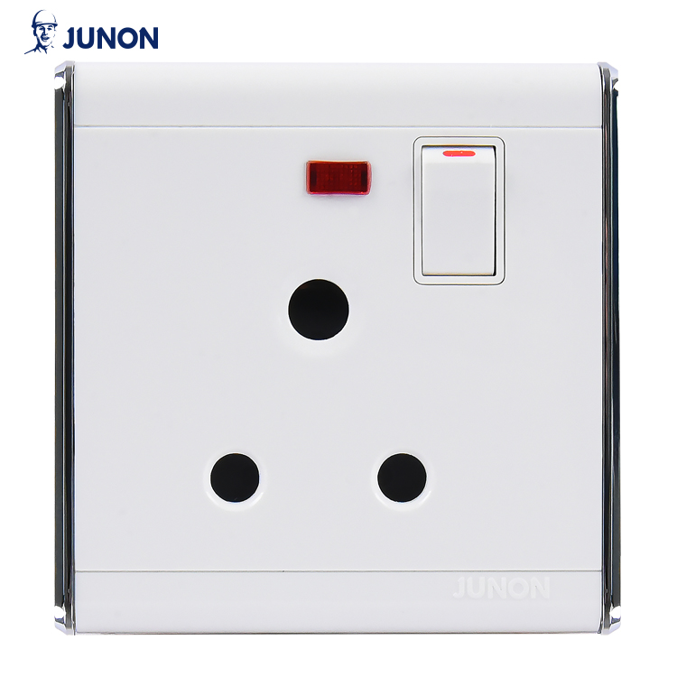 3 pin multi socket |15A Round Holes 3 Pin Socket