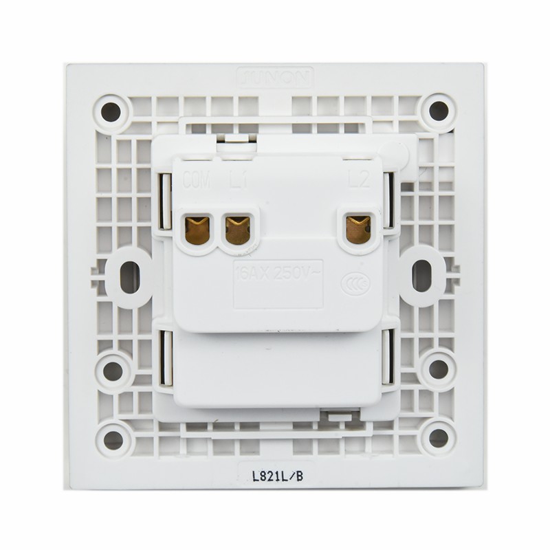 1 Way 2 Gang Switch|2 gang 1 way wall electric lighting switch